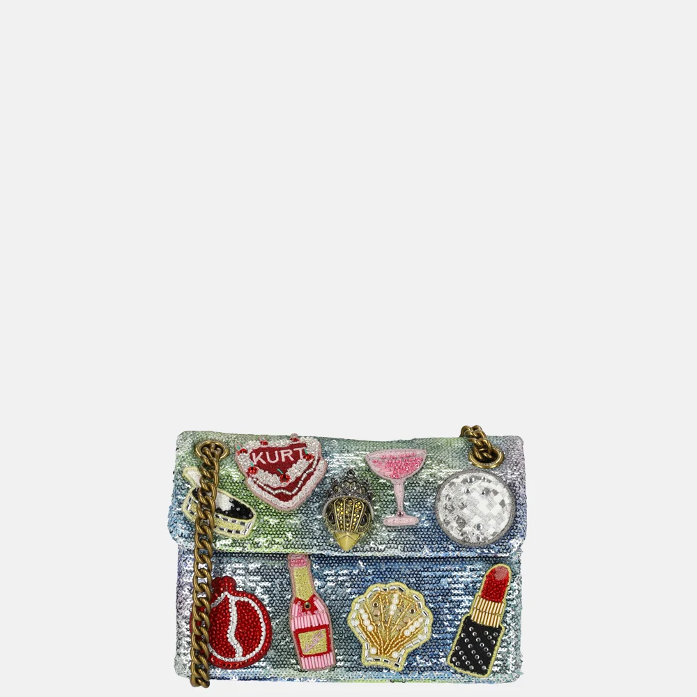 Kurt Geiger Kensington schoudertas zilver